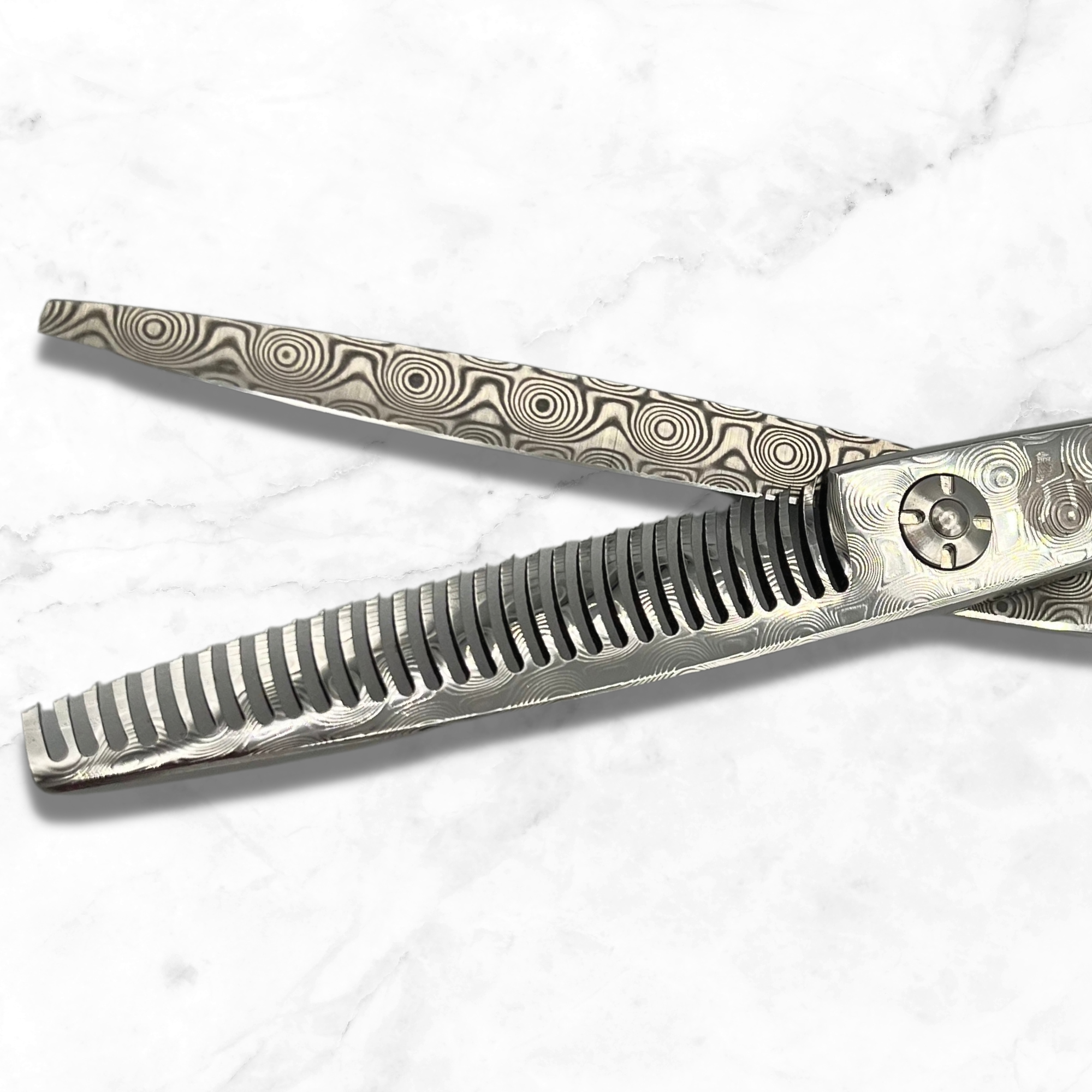 Set di forbici per capelli Damasco Kodachi (forbici per tagliare e sfoltire i capelli)