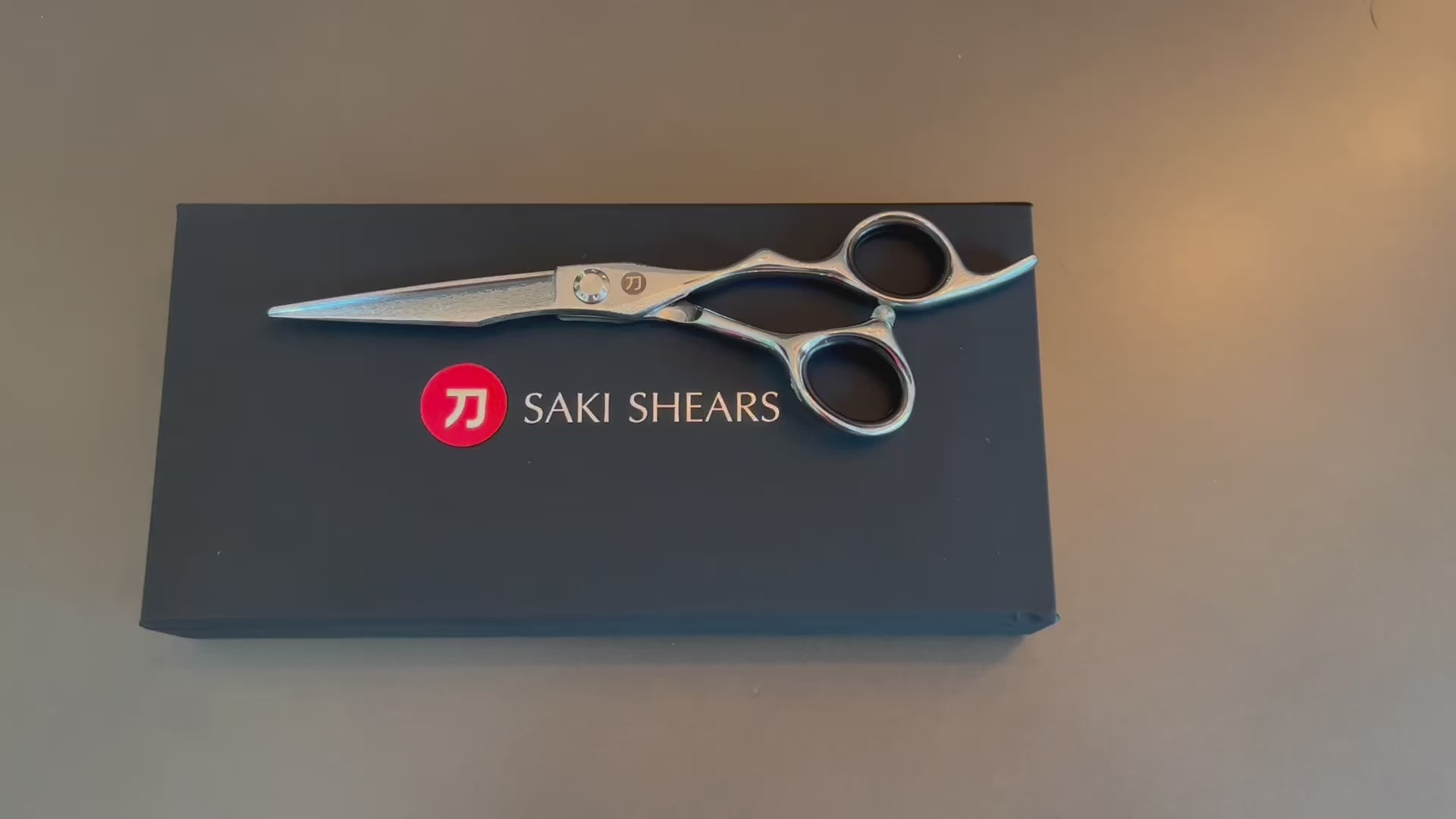 Damascus steel hair cutting shears
